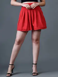 The Roadster Lifestyle Co Flared Mini Skirts