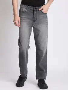 The Roadster Lifestyle Co Men Cotton Straight Fit Heavy Fade Jeans