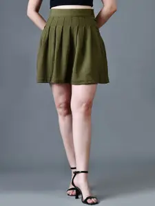 The Roadster Lifestyle Co Flared Mini Skirt