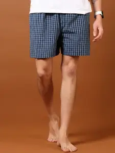 V-Mart Men Checked Technology Shorts