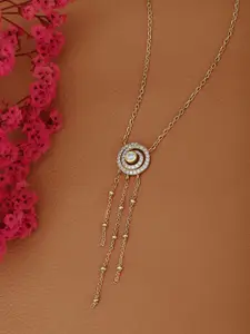 Carlton London 18kt Gold Plaated CZ Necklace