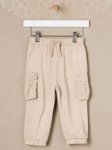 max Boys Cotton Cargo Jogger Trousers