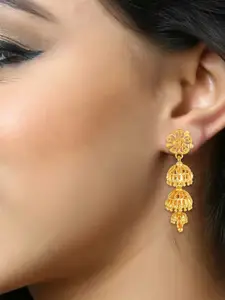 DIVASTRI Contemporary Jhumkas Earrings