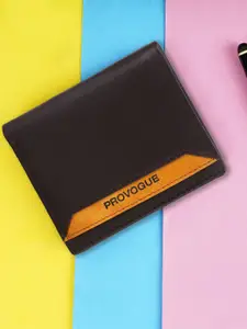 Provogue Men Printed PU Two Fold Wallet