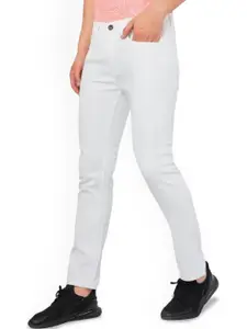 LINARIA Men Classic Slim Fit Mid-Rise Jeans