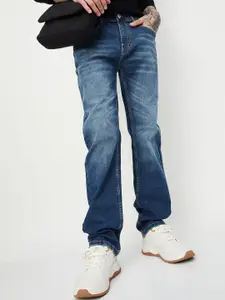 max Men Low Distress Heavy Fade Jeans