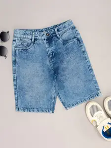 Pantaloons Junior Boys Washed Denim Shorts