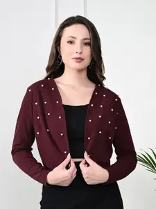 IUGA Women Embellished Shrug