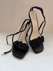 House of Prisca Embellished Party Stiletto Sandals