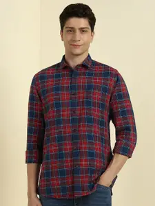 Allen Solly Men Tartan Checks Opaque Checked Casual Shirt