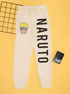 Pantaloons Junior Boys Printed Pure Cotton Mid Rise Joggers