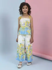 Biba Girls Printed Top with Trousers