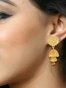 DIVASTRI Contemporary Jhumkas Earrings