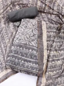 Meena Bazaar Printed Art Silk Unstitched Dress Material