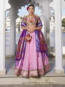 LOOKNBOOK ART Ready to Wear Lehenga & Unstitched Blouse With Dupatta