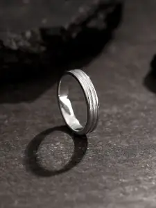 GIVA 925 Sterling Silver Rhodium-Plated Finger Ring