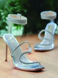 House of Prisca Embellished Party Stiletto Sandals