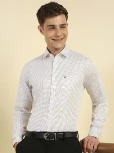 Allen Solly Men Slim Fit Opaque Printed Formal Shirt