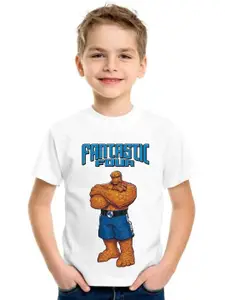 SHUBHAM DESIGNER GALLERY Boys Printed Round Neck T-shirt