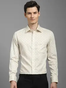 Louis Philippe Men Opaque Printed Formal Shirt