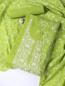 Meena Bazaar Embroidered Unstitched Dress Material