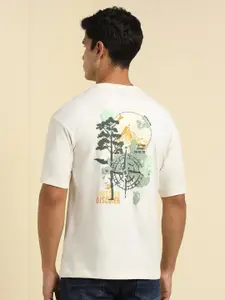 Allen Solly Men Printed Applique T-shirt