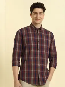 Allen Solly Men Tartan Checks Opaque Checked Casual Shirt