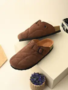 AfroJack Women Mules with Laser Cuts Flats