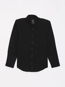 Allen Solly Junior Boys Slim Fit Opaque Printed Casual Shirt