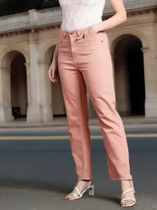 all about you Women Straight Fit High-Rise Stretchable Jeans