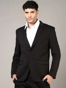 V-Mart Notched Lapel Single-Breasted Casual Blazer