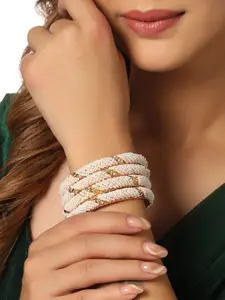 Anouk Set of 2 Pearl studded Bangles