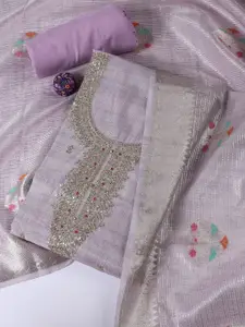 Meena Bazaar Embroidered Unstitched Dress Material