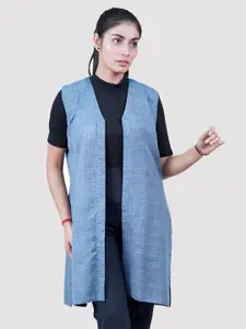 UNLOKALE Women Ethnic Longline Shrug