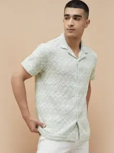 Fame Forever by Lifestyle Men Striped Casual Shirt