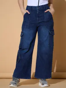 Noh.Voh - SASSAFRAS Kids Girls Low Distress Light Fade Acid Wash Jeans