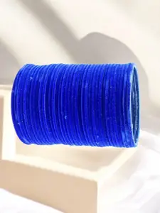 FEMMIBELLA Set Of 36 Velvet Bangles