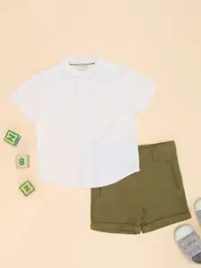 Pantaloons Baby Boys Shirt with Shorts