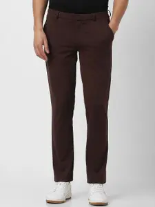 V Dot Men Slim Fit Trousers