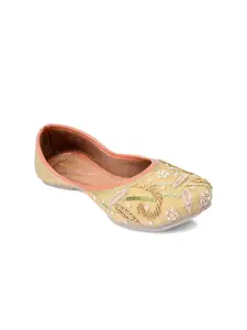 Anouk Women Embellished Ethnic Mojaris Flats