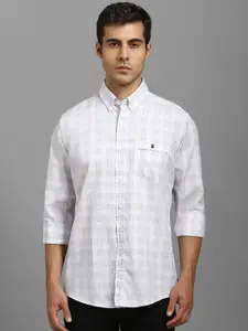 Louis Philippe Sport Men Slim Fit Opaque Checked Casual Shirt