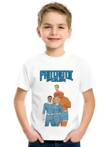 SHUBHAM DESIGNER GALLERY Boys Printed Round Neck T-shirt