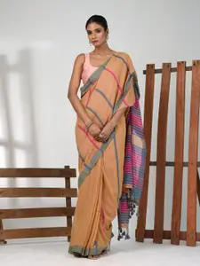 Charukriti Woven Design Pure Cotton Handloom Saree