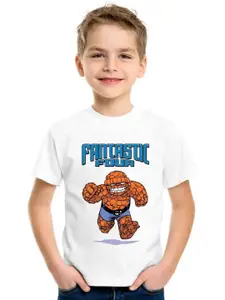 SHUBHAM DESIGNER GALLERY Boys Printed Round Neck T-shirt