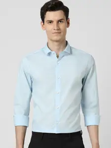 Peter England Men Slim Fit Opaque Printed Formal Shirt