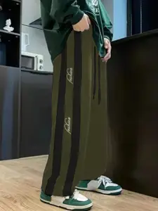 MACK JONNEY Men Striped Mid Rise Track Pants