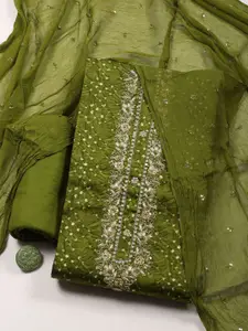 Meena Bazaar Printed Unstitched Dress Material