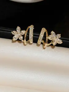 SUBHAGALANKAR Contemporary Hoop Earrings