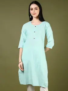 V-Mart Women Flared Sleeves Mirror Work Kurta
