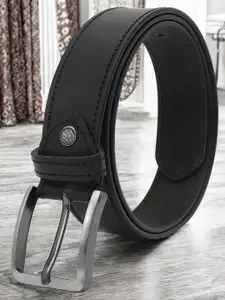 Metronaut Men Textured Leather Formal Belt